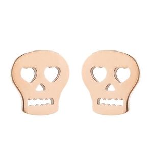 New Tiny Skull Earrings